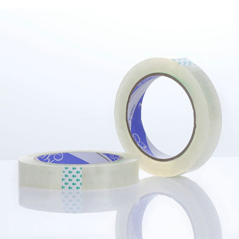 Doorzichtige tape 12 mm briefpapierverpakking kleverige zelfklevende bopp-verpakkingstape